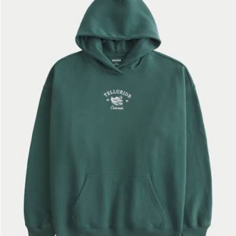 Hollister Comfy Forest Green Hoodie